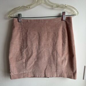 Sunday Best Aritiza dusty rose corduroy mini skirt. Size 6. Great condition